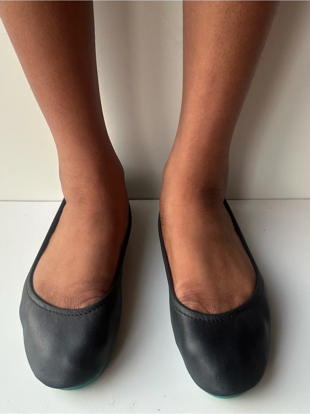 Tieks by Gavrieli Matte Black Leather Foldable Ballet Flats Shoes Size 8 + Bag
